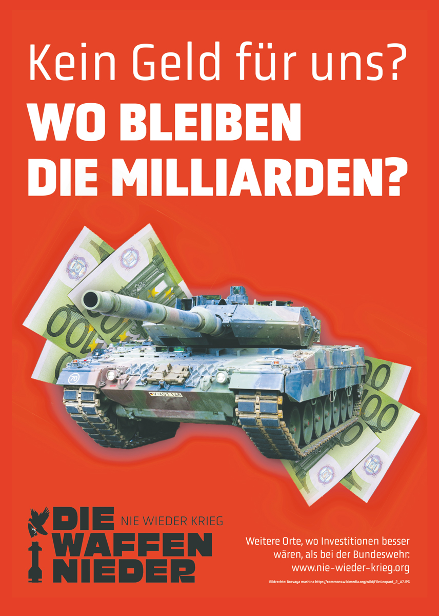Wo bleiben die Milliarden? - Kein Geld für uns? (PDF, 2.73 KB) Wo bleiben die Milliarden? - Kein Geld für uns? (PDF, 2.73 KB)